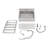 30.8"L  Sink Free Standing Single Bowl Kitchen Sink