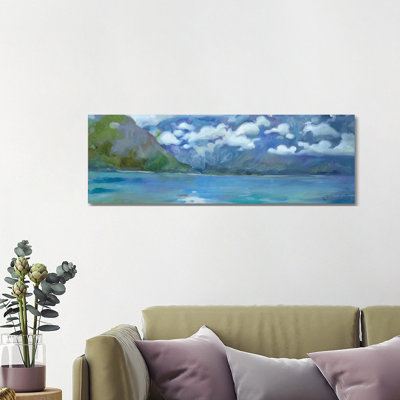 Under The Clouds 1 Piece Panoramic Wall Art on Canvas