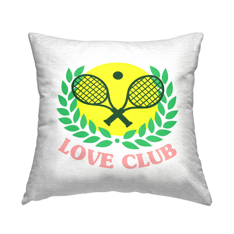 Coussin extérieur Love Club Tennis Laurel