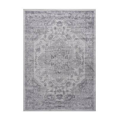 5X7 Area Rug Non-Shedding Stain Resistant Oriental For Bedroom Decor