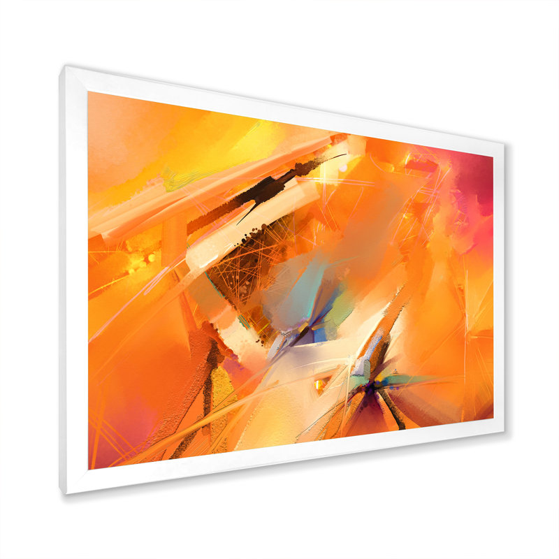 «Paint Waves», reproduction de cadre flottant sur toile, H 8 po x l 12 po x P 1 po, Cadre photo blanc