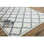 Tapis gris / blanc Bergen-36058006