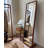Rectangle Solid Wood+Rattan Full Length Mirrors