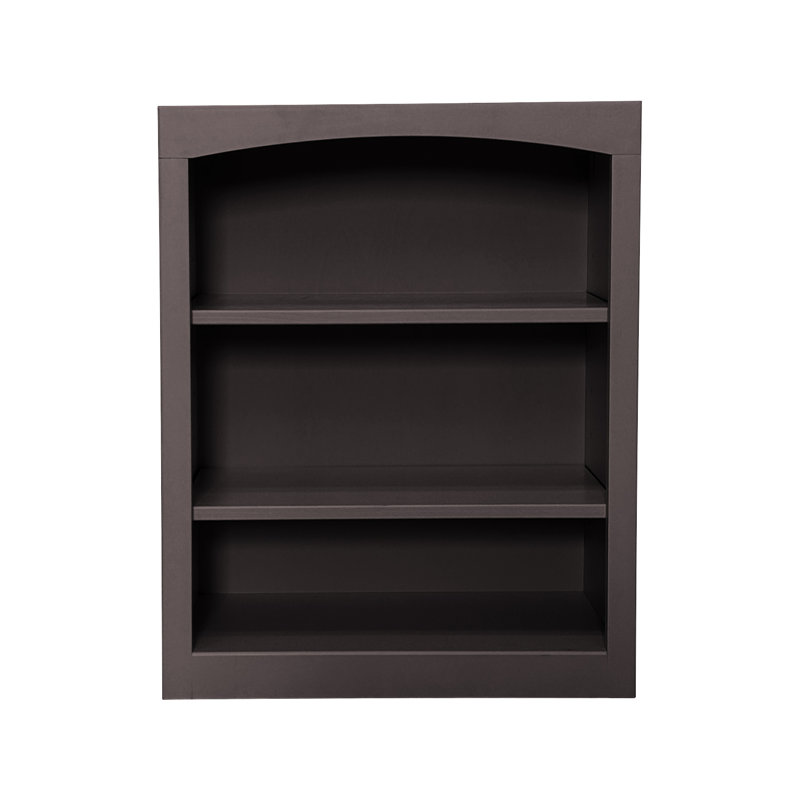 Bibliothèque classique Ossy, (3 tablettes) H 30 po x l 24 po x P 12 po, Noir uni