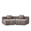 Canapé modulaire courbé Chenille-456233173