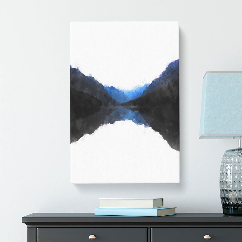 Mountains Reflecting - Wrapped Canvas, 50cm H x 35cm W x 3cm D