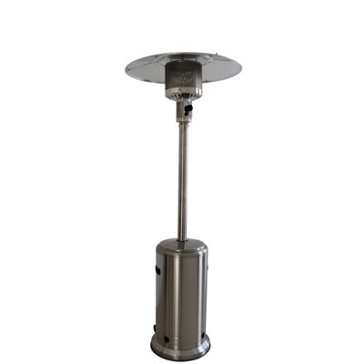 46000 Standing Heater - Provides Consistent Heat, Aluminium Construction, 83.5 In Height, 20 Lbs Propane Tank Compatibility Patio Heat Quiet & Heating, Body, 18 Package Depth, 200 Sq Ft Generation