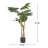 Fleeman Faux Monstera Tree in Pot-1832992995