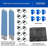 Machrus 8' Trampoline Safety Enclosure with Net, Poles and Foam Sleeves - Trampoline not Included