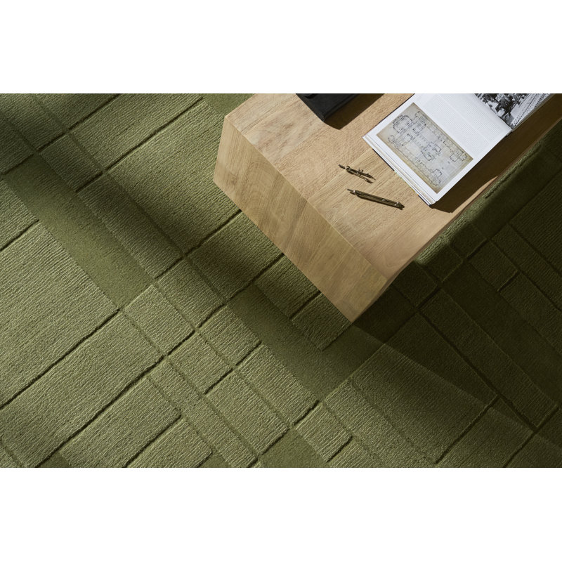 Frand Lloyd Wright Foundation X Surya Luxuries Handmade Rug, Rectangle 9' x 12'
