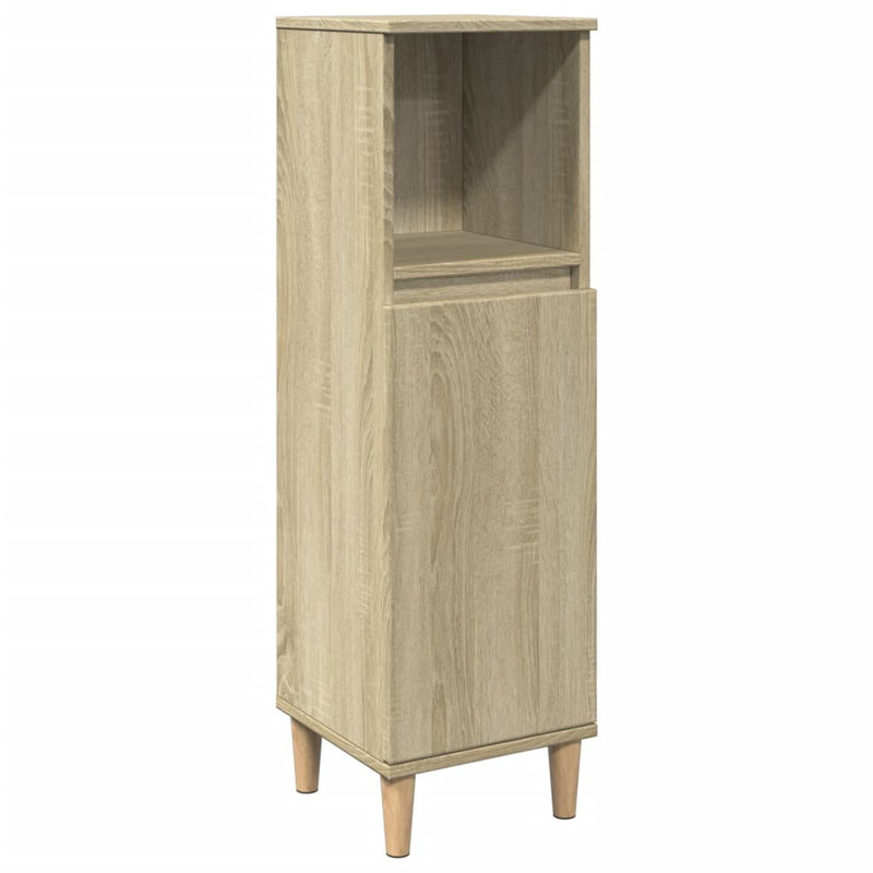 Kryslynn Linen Cabinet, Light Sonoma Oak/Natural