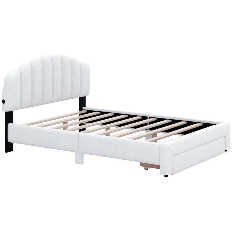 Ensemble de chambre à coucher Erardo, Blanc