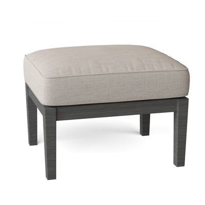 Repose-pieds en treillis en aluminium - Gris ardoise
