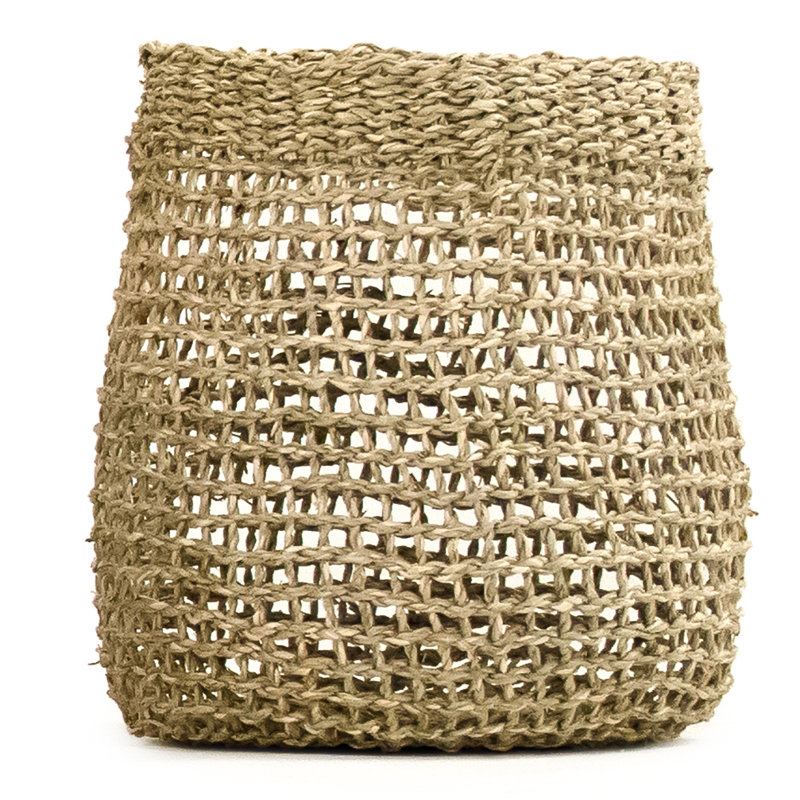 Panier en en rotin tissé, H 10 po x l 10 po x P 10 po
