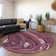 Premium Machine Washable Cossette AMF1051 Swirls Rug