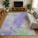 Premium Machine Washable Slesnick AMF1675 Abstract Rug