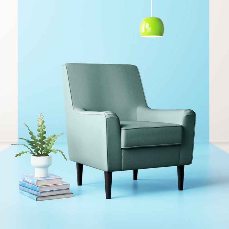 Fauteuil Feurstein, Mélange de polyester lagon