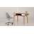 Aaron Two Drawer Mid-Century Modern Open Shelf Wooden Desk-59137468