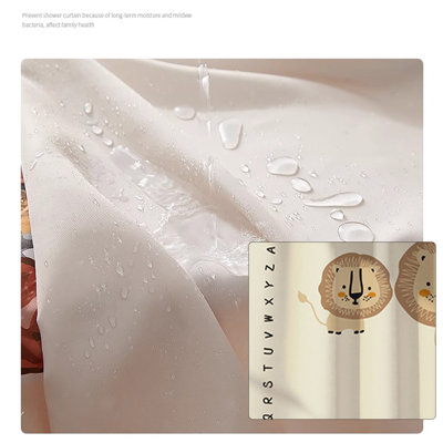 Rideau de douche en polyester