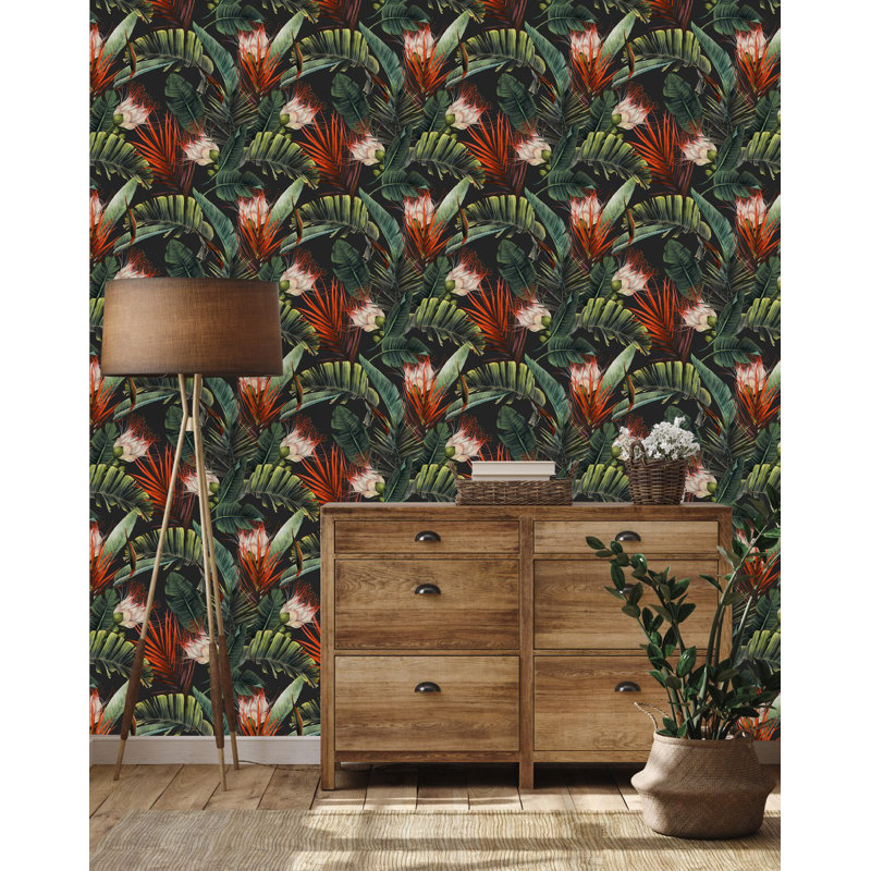 Carreau de papier peint l 25 "Ingulu, L 2,09 pi x L 10,42 pi