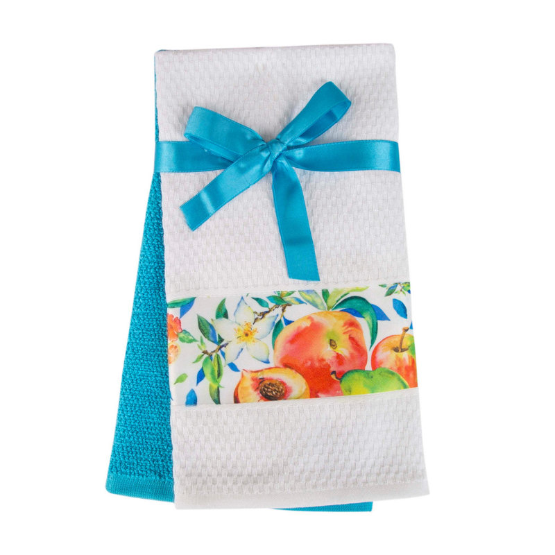 Ensemble de serviettes 100% coton 2 pièces Bevin