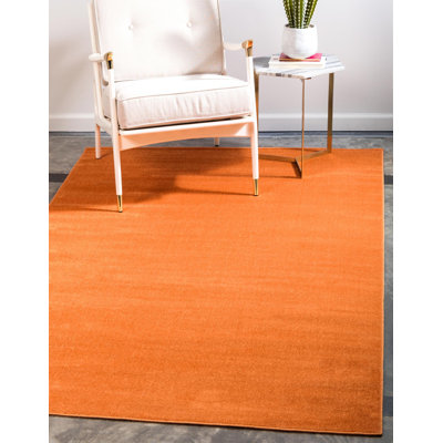 Tapis orange Aiden-Lee