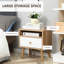 Montevia 40cm W Manufactured Wood Bedside Table