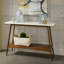 Console de style Mid-Century, table de couloir, table de vestibule avec tablette inférieure-689153040