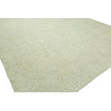 Ally Geometric Handmade Tufted Wool Ivory Area Rug