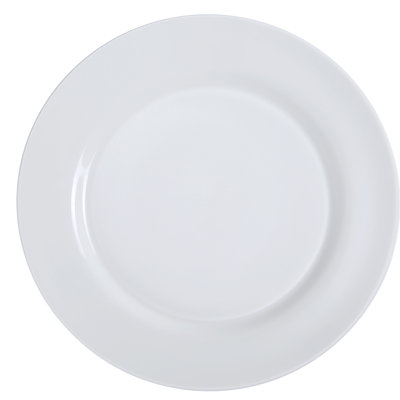 Yanco PS-22 Piscataway-2 Plate, 8.25" Diameter, Bone China, Bone White Colour, Pack Of 36
