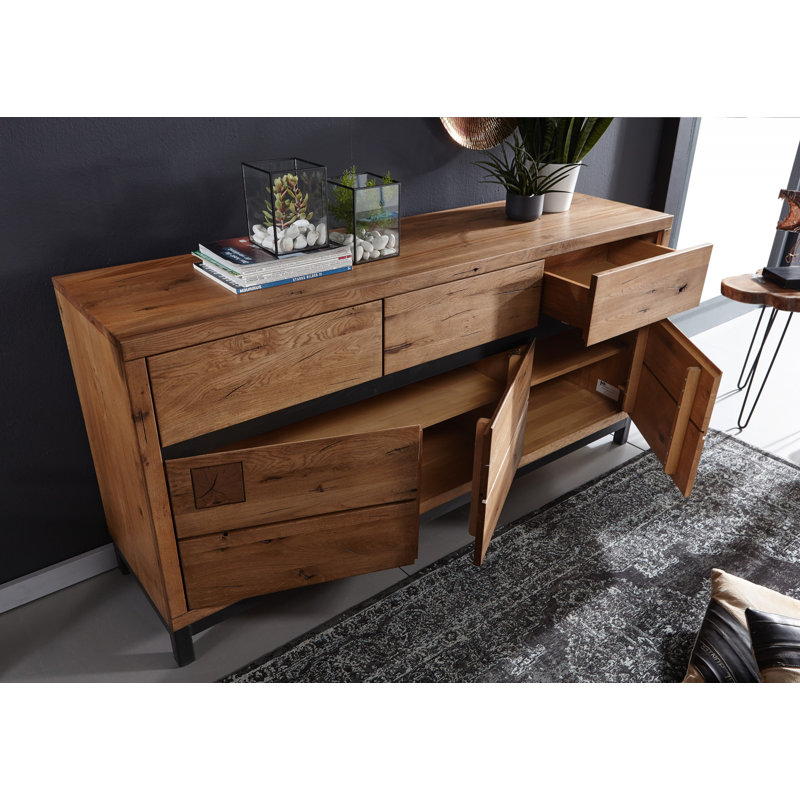 Villanders 175cm Sideboard, Tobacco brown