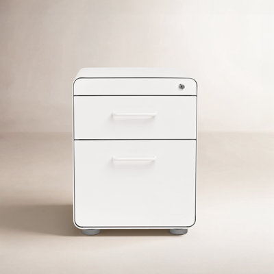  Stow 3-Drawer File Cabinet, Without Caster