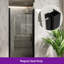 Porte de douche en verre pivotante sans cadre l 32 po x H 72 po