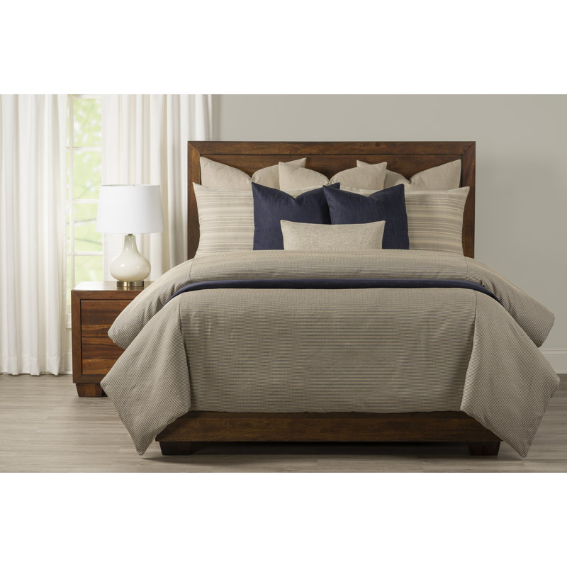 Farmhouse Stripe Duvet Cover & Insert Set, Queen Duvet Cover & Insert +2 Shams +3 Pillows