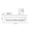 Black Solid Wood TV Cabinet Fireplace-118326069