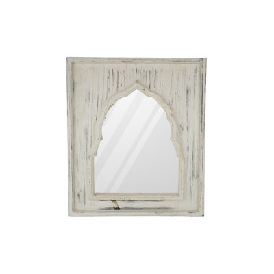 Wood Flat Wall Mirror