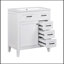 Meuble-lavabo 30 po avec lavabo, armoire de salle de bain avec tiroirs, structure solide et panneau de fibres à densité moyenne-1432021482