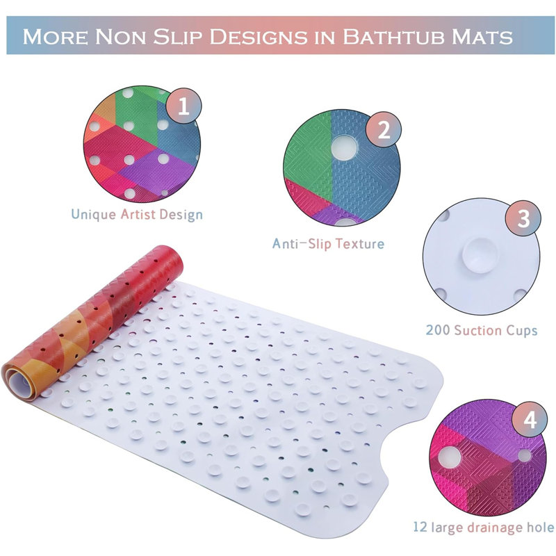 Tapis de bain antidérapant Rainbow