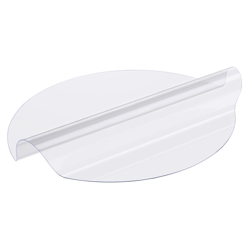 PVC Table Protector Round Clear Plastic Desk Protector, 127cm Round