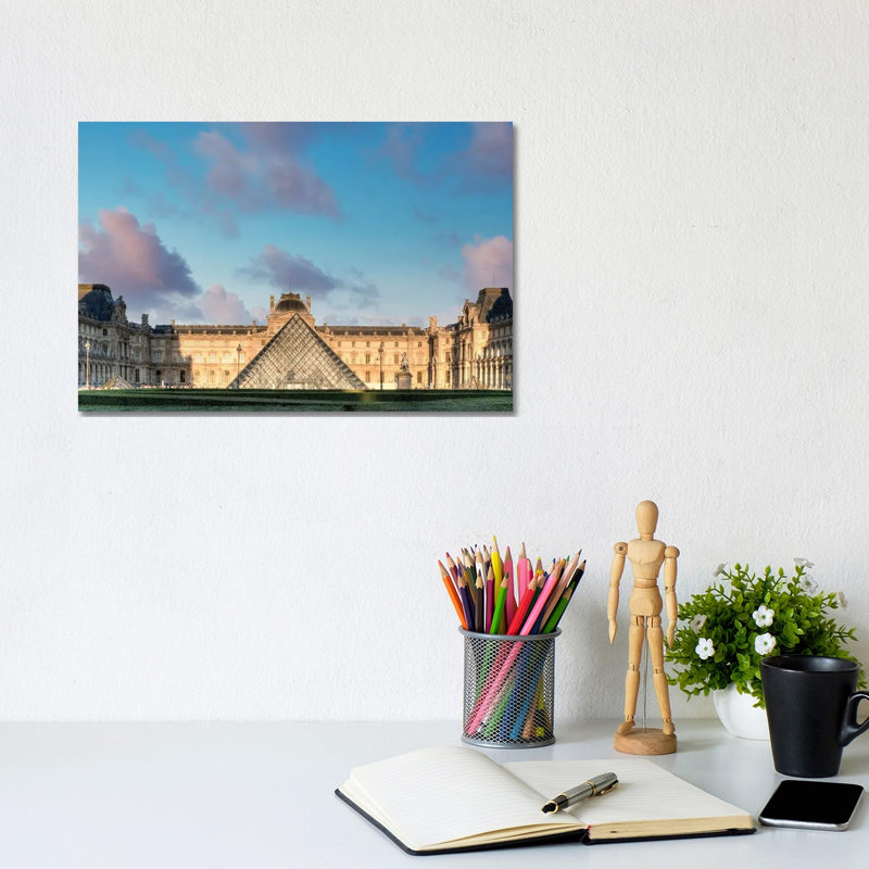 The Louvre Palace Museum I by Alan Blaustein - Wrapped Canvas Print, 20.32 cm H x 30.48 cm W