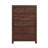 Rustwood Farmhouse 33,1” W  Chest Of  5 Drawers Dresser For Bedroom, Chest Solid Wood Rustic Style-123297233
