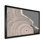 Spiral gris Rift sur glissade sur bois - Minimalisme, impression sur toile gris minimaliste