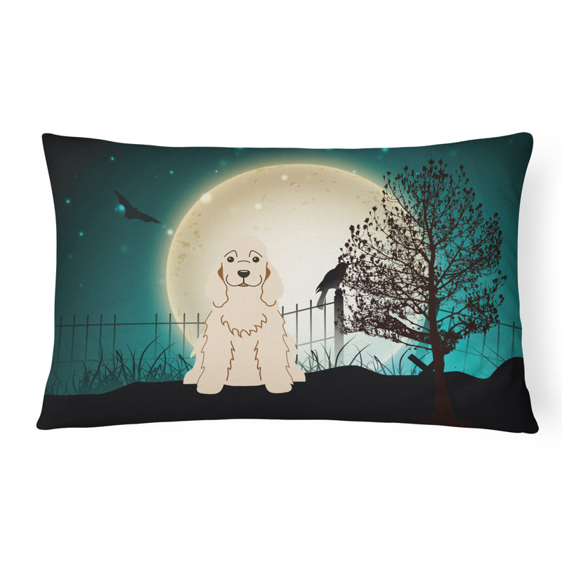 Coussin lombaire intérieur / extérieur Halloween, Chamois