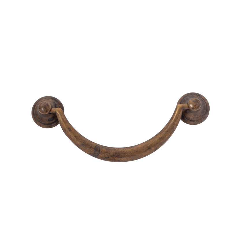 Prato Brass Bar Pull, 3-3/4" Drawer Pull