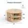 Leathia Fluted Coffee Table Round With Large Storage
