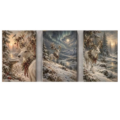 3 Piece Wrapped Canvas Wall Art