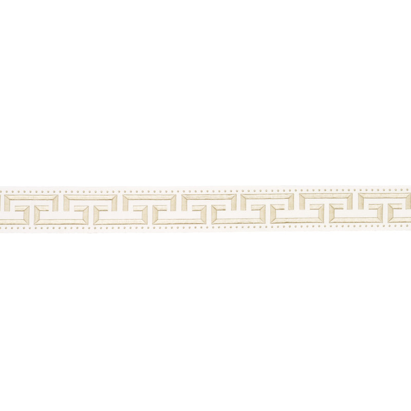 Schumacher X Paloma Contreras Margo Fret Trim, Ivory