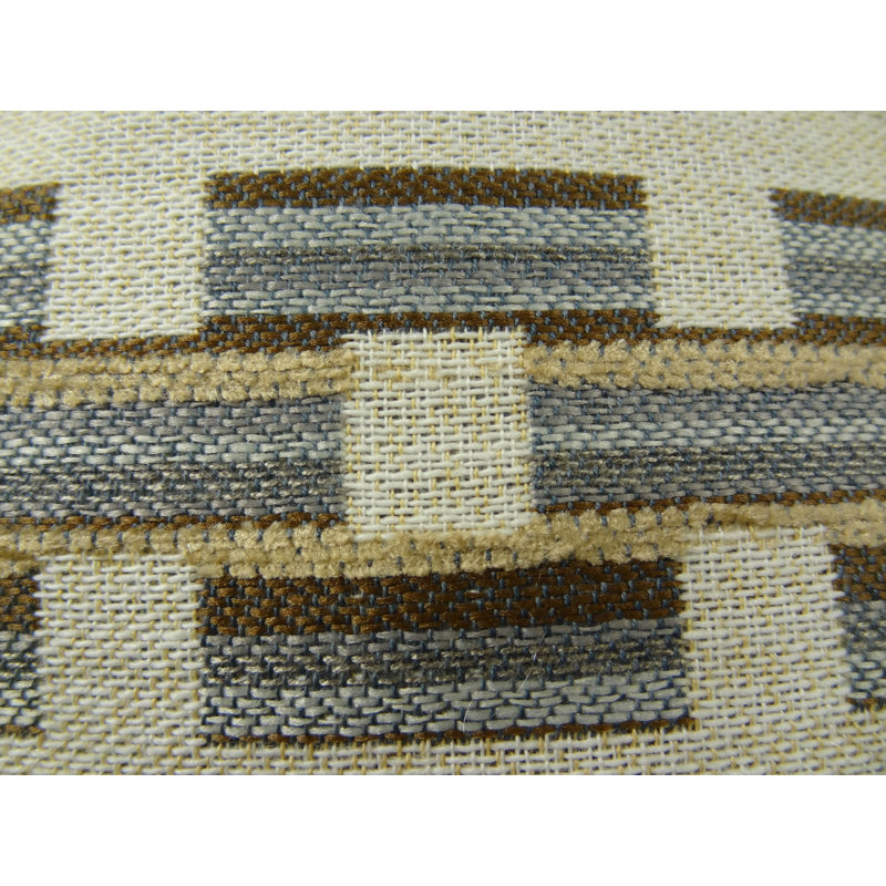 Coussin lombaire fait main Square Link, H 12 po x l 25 po