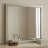 Clifford Silver Gray 44 In. W X 38.5 In. H Modern Rectangle Wood Framed Mirror