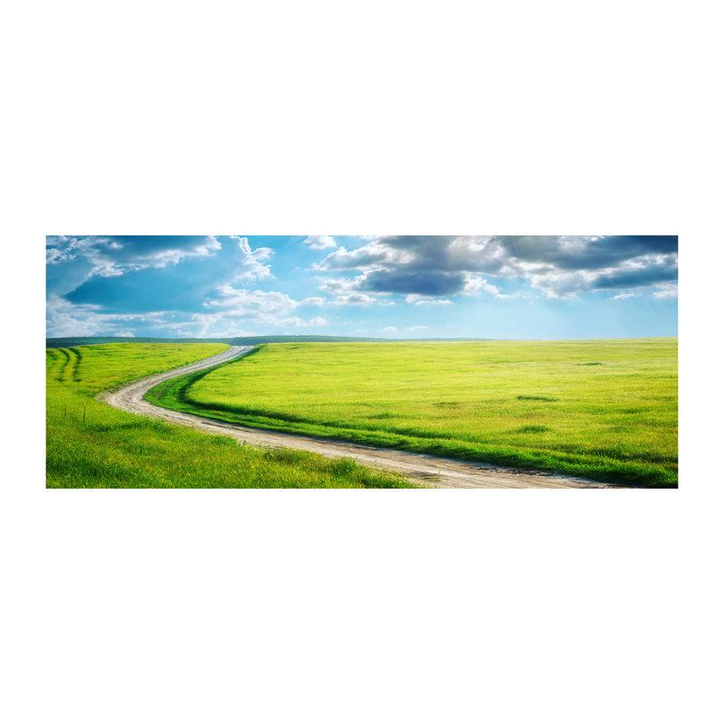 Path In The Meadow - Print, 50cm H x 125cm W x 2cm D, Canvas